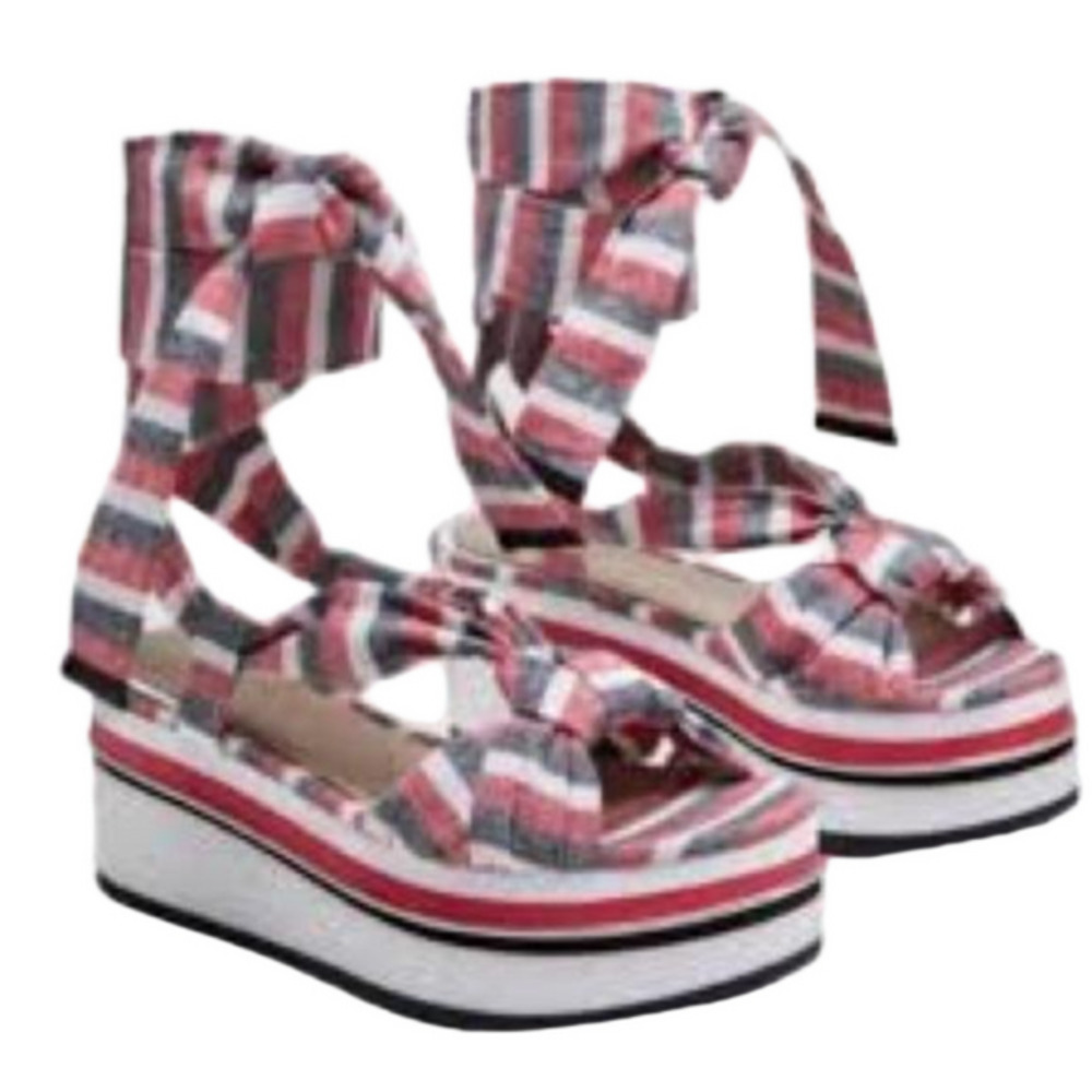 NEW! Zara Ankle wrap Flatforms